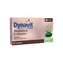 Dynavit Herbal Okaliptus C Vitamini Nane Aromalı 16 Pastil