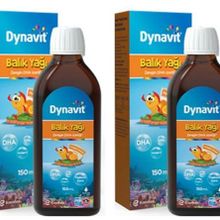 Dynavit Omega-3 Portakal Aromalı 2x150 ml Balık Yağı