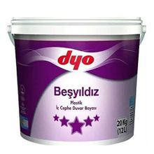 Dyo Beşyıldız 20 Kg Buz Beyazı Plastik İç Cephe Boyası
