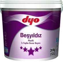 Dyo Beşyıldız 20 kg Kemik Beyazı Plastik İç Cephe Boyası
