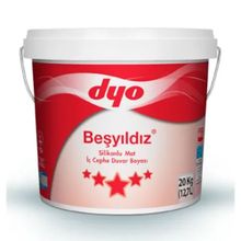 Dyo Beşyıldız 7565 Buz Gümüşü 20 kg Plastik İç Cephe Duvar Boyası