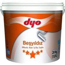 Dyo Beyaz 20 kg Beşyıldız Silikonlu İç Dış Astar