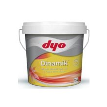 Dyo Dinamik 0542 Rozet Gümüşü 15 lt Silikonlu İpek Mat İç Cephe Duvar Boyası