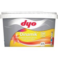 Dyo Dinamik 1071 Tülden 2.5 lt Silikonlu İpek Mat İç Cephe Duvar Boyası