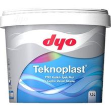 Dyo Teknoplast Buz Gümüşü 7.5 lt PTFE Katkılı İpek Mat İç Cephe Duvar Boyası