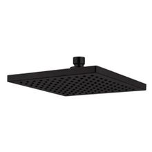 E.C.A 102145029C1 Tiera 20x20 cm Mat Siyah Kare Duş Başlığı