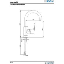 E.C.A Luna Altın XL Lavabo Bataryası