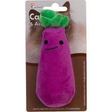 Eastland 13 cm Catnipli Hışırtılı Peluş Patlıcan Kedi Oyuncağı