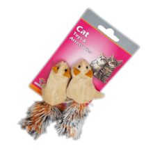 Eastland 5 cm 2'li Kedi Otlu Hışır Peluş Sincap