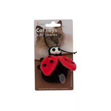 Eastland Catnipli Peluş Dijital Sesli Uğur Böceği Kedi Oyuncağı