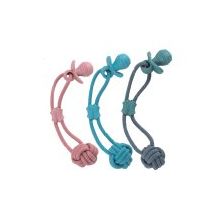 Eastland Emzik Şeklinde İpli 38 cm Karışık Renkli Köpek Oyuncağı