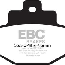EBC SFA321 Organik Vespa Gt 200 Arka Fren Balatası