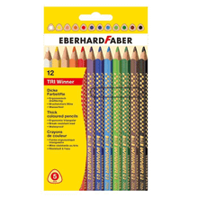 Eberhard Faber 518412 Tri Winner Üçgen 4 mm 12 Renk Kuru Boya