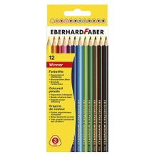 Eberhard Faber EF-511412 3 mm 12'li Winner Üçgen Kuru Boya Kalemi