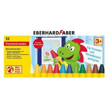 Eberhard Faber EF-524112 Wax Crayons 12 Renk Cama Yazan Pastel Boya