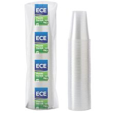 Ece 180 CC 100'lü Eko Otomat 1,4 GR Şeffaf Plastik Bardak
