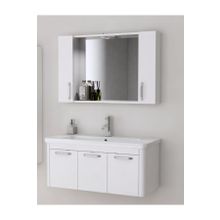 Ece Banyo Note Smart 100 cm Beyaz Banyo Dolabı