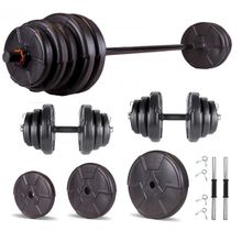 Ecgspor 95 kg Halter Seti ve Dambıl Seti Ağırlık Fitness Seti