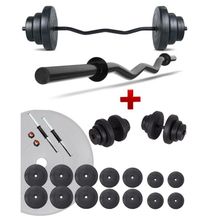 Ecgspor Z Bar 95 kg Dambıl Seti Ve Fitness Ağırlık Seti