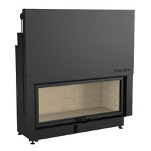 Echa Tech Düz 120x51 Asansörlü Çelik Şömine Haznesi