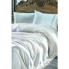 Ecocotton Alessa Krem Çift Kişilik Organik Pike Takımı