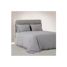 Ecocotton Ayda Çift Kişilik %100 Organik Pamuk Dokuma Gri 200x220 cm Nevresim Takımı