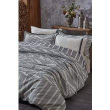 Ecocotton Colossae Siyah Organik Pamuk Çift Kişilik 200 x 220 cm Nevresim Takımı