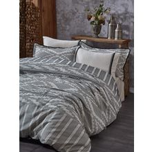 Ecocotton Colossae Siyah Organik Pamuk Çift Kişilik Nevresim Takımı