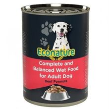 Econature 400 gr Parça Etli Soslu Sığır Etli Yetişkin Köpek Konservesi
