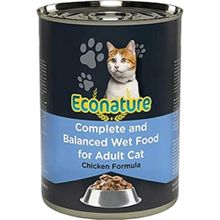 Econature Tavuk Etli 400 gr Konserve Yetişkin Kedi Maması