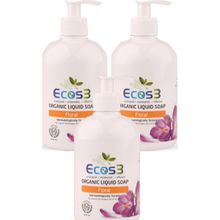 Ecos3 Floral Organik 500 ml x 3 Adet Sıvı Sabun