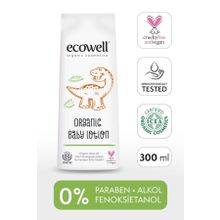 Ecowell Bebek Bakım Seti - Organik Bebek Losyonu + 300 ml Yüz Ve Vücut Doğal Nemlendirici Bebek Kremi