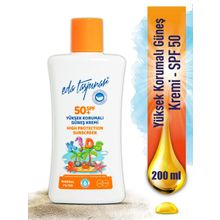 Eda Taşpınar EGX83 Mineral Filtreli Yüksek Korumalı SPF 50 Kids 200 ml Güneş Kremi