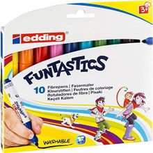 Edding 14 Funtastics 10'lu Yuvarlak Kalın Uçlu Jumbo Keçeli Kalem