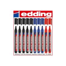 Edding 330 Siyah Parmanent Kesik Uçlu Kalem
