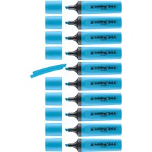 Edding 344 Highlighter Mavi 10'lu Fosforlu Kalem