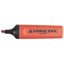 Edding 344 Kırmızı Nar Çiçeği 10 Adet Fosforlu Kalem