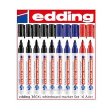 Edding 360 XL Seti 10 Adet Beyaz Tahta Kalemi