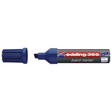 Edding 365 Kesik Uç Silinebilir Mavi Tahta Kalemi