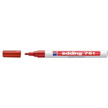 Edding 751 Tam Örtücü Kırmızı Boya Markörü