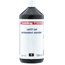 Edding T1000 1000 ml Siyah Mürekkebi Damlalık Markör