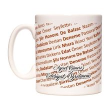 Edebiyat Öğretmeni İsme Özel Meslek Kupa Bardak