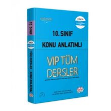 Editör 10. Sınıf Vıp Tüm Dersler Konu Anlatımlı Mavi Kitap