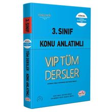 Editör 3. Sınıf VIP Tüm Dersler Konu Anlatımlı Mavi Kitap