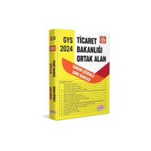 Editör Yayınevi 2024 GYS T.C. Ticaret Bakanlığı Tüm Kadrolar İçin Tamamı Çözümlü Ortak Alan Soru Bankası