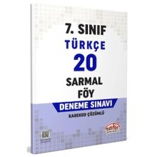 Editör Yayınevi - 7. Sınıf Türkçe 20 Sarmal Föy Deneme Sınavı