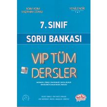 Editör Yayınevi 7. Sınıf VIP Tüm Dersler Mavi Kitap Soru Bankası