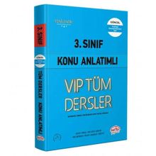 Editör Yayınları - 3 Sınıf VİP Tüm Dersler Konu Anlatımlı Mavi Kitap