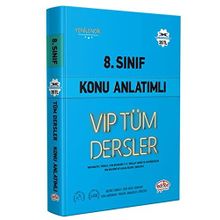 Editör Yayınları 8. Sınıf VIP Tüm Dersler Konu Anlatımlı Mavi Kitap