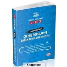 Editör Yayınları LGS Çıkmış Sorular ve Örnek Soruların Prototipi